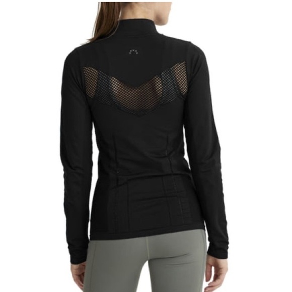 VARLEY Poinsetta Jacket XXS/XS Black NEW Cut Out Active Performance Work Out Gym - Picture 1 of 12